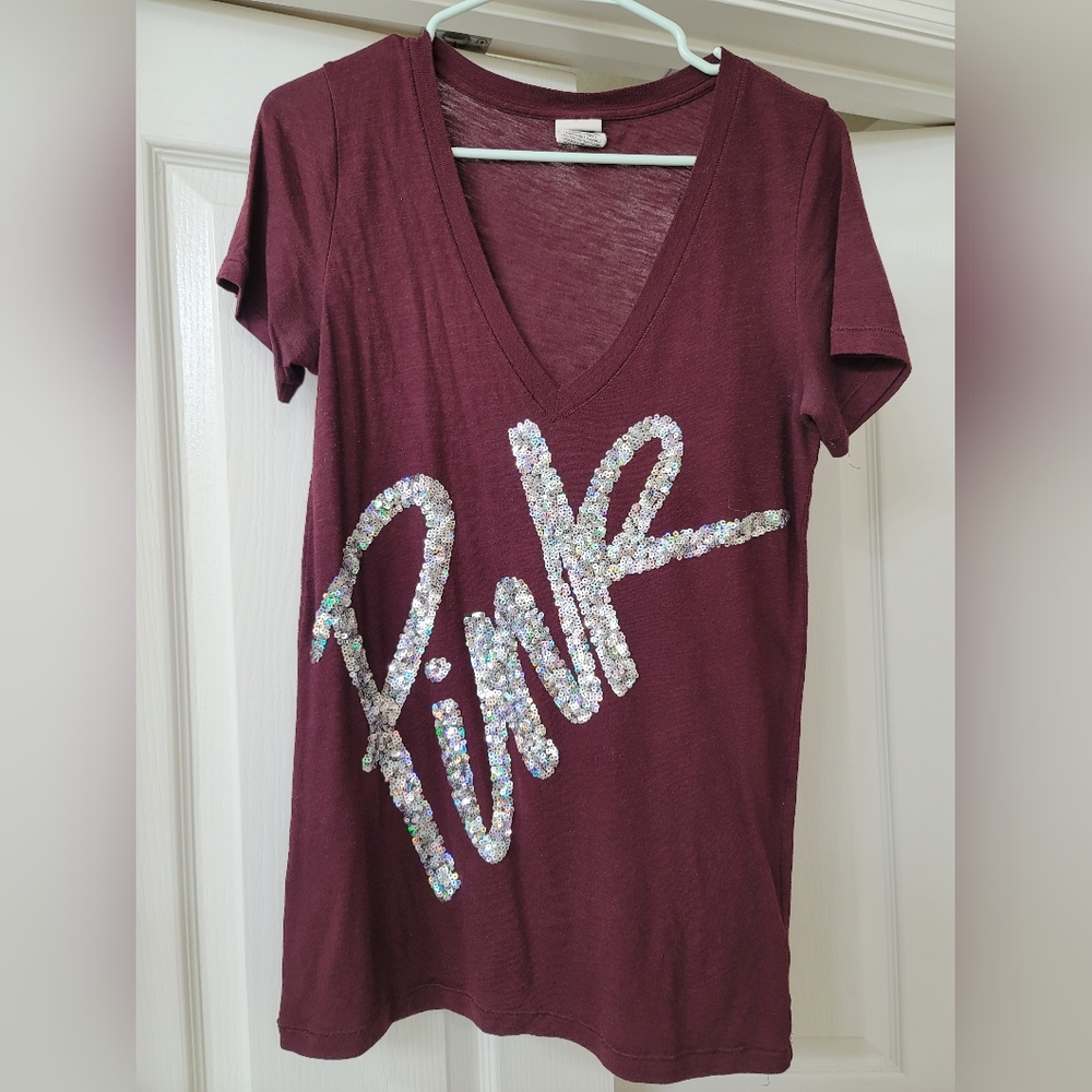 Victoria Secret Pink logo tee